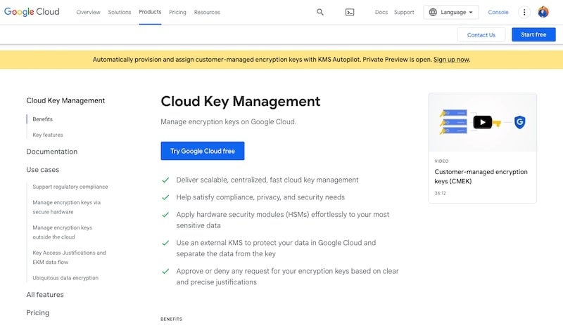 Cloud KMS Secret Management Tool