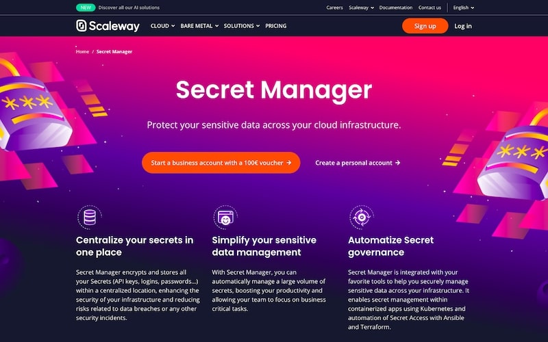 Scaleway Secret Manager